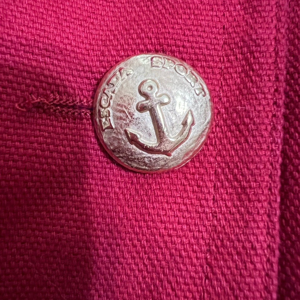 Vintage 80s Escada Red Jacket - Picture 6 of 7